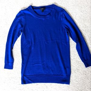 Blue J. Crew sweater